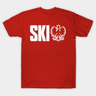 SKI Polish Last Name Ending in Ski Dyngus Day T-Shirt